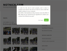 Tablet Screenshot of notnick.com
